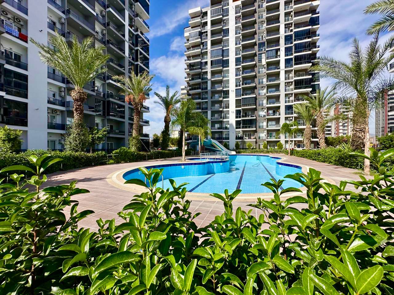 1+1 Wohnung in Meeresnähe in Tece, Mersin - Aa12214v