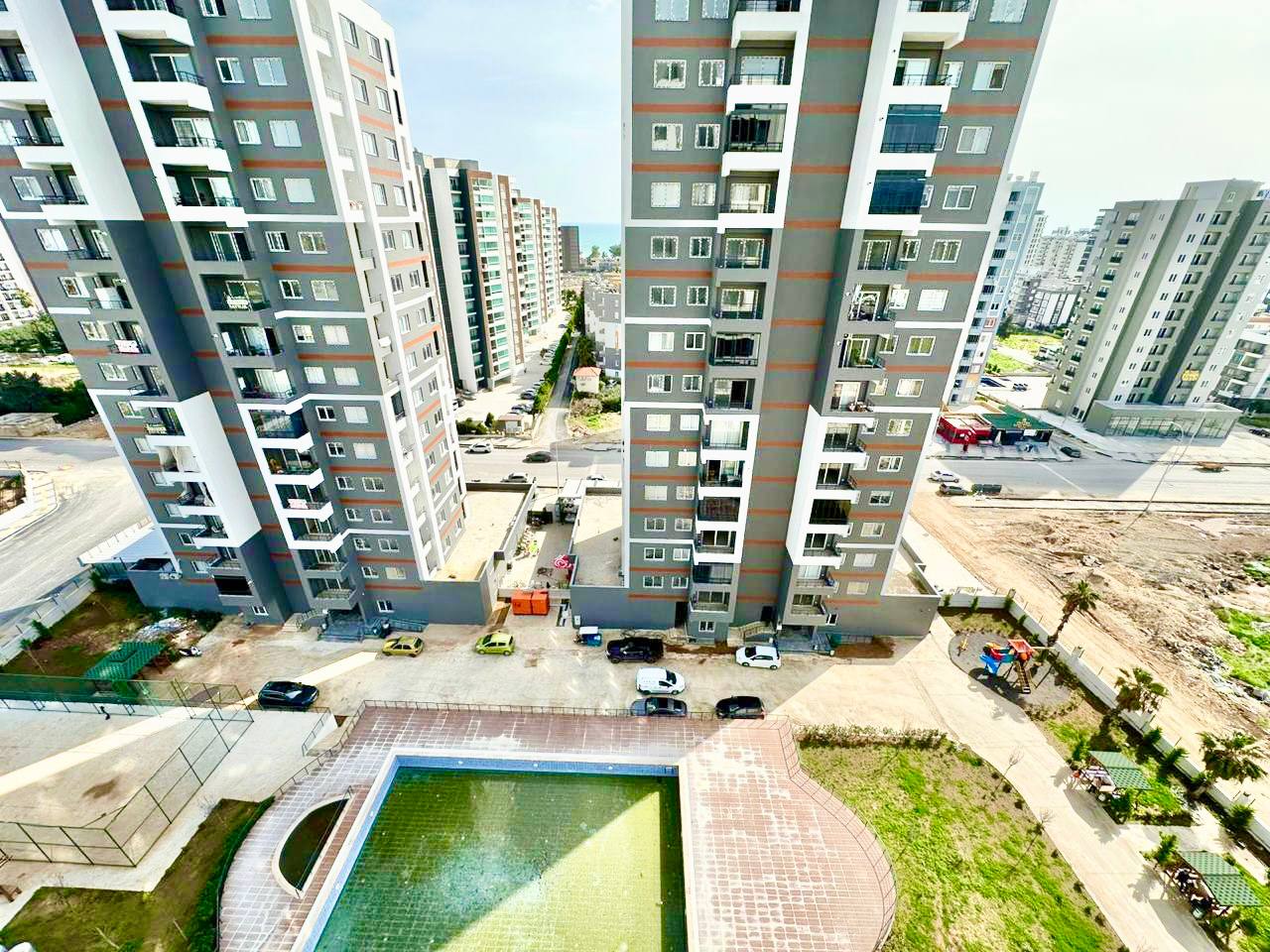 Квартира 2+1 в новом доме с газовым отоплением, Мерсин, Тедже - Aa60302vw