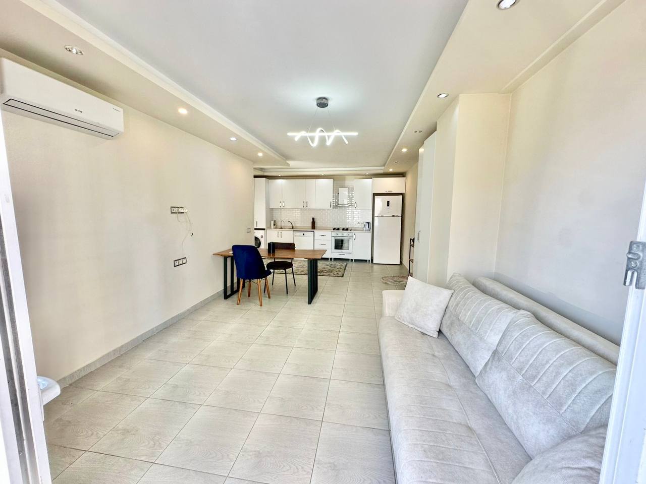 Apartment for rent in Tege, rent a 1+1 in Mersin - FR309