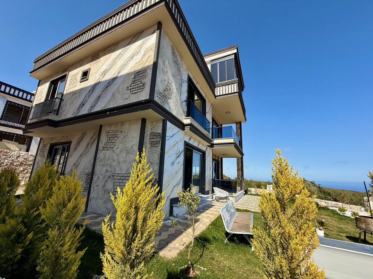 Вілла 4+2 з панорамним видом Аяш, Мерсін - Ft75157v