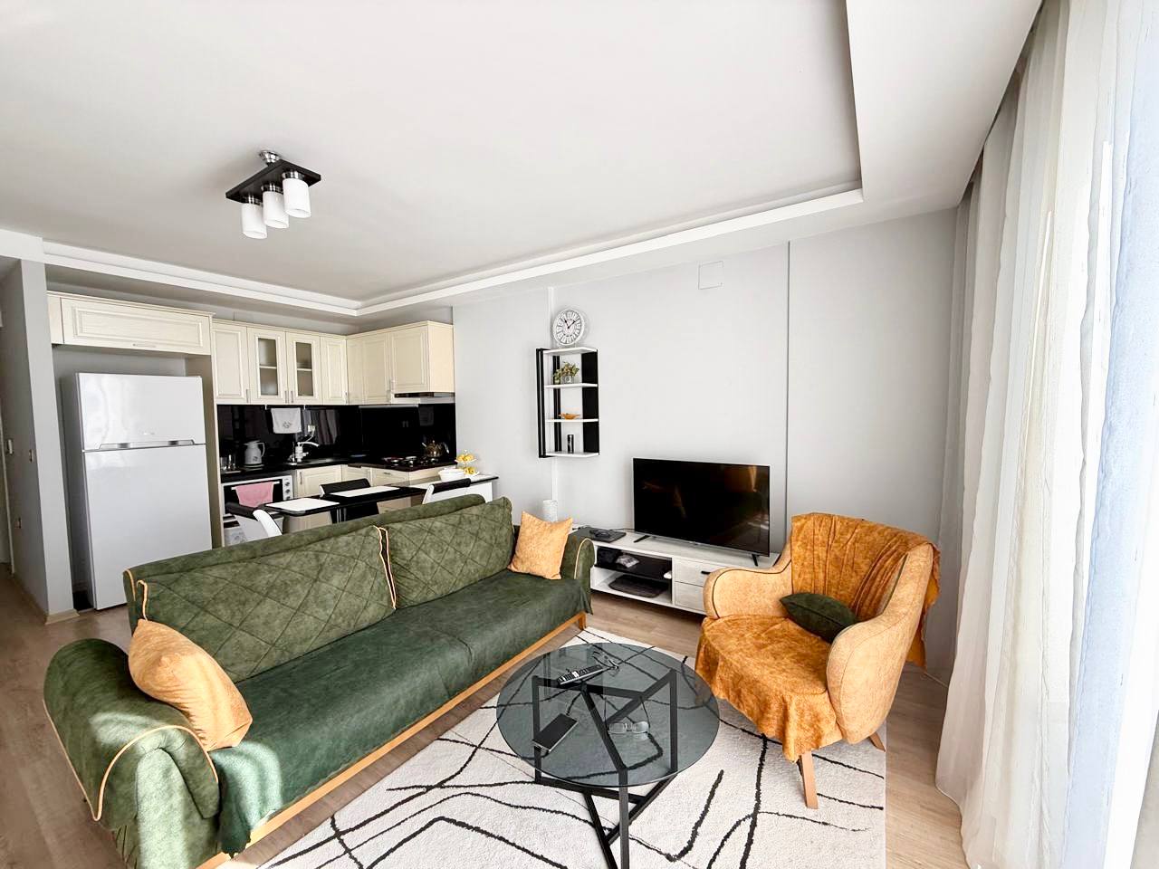 Просторная квартира 1+1 в Тедже, Мерсин - Lu187350zv