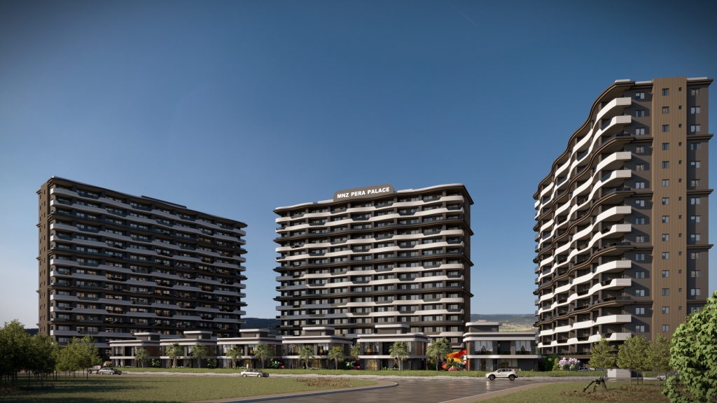 Квартиры 1+1 в новом комплексе в Мерсине, Аяш - MZPP11