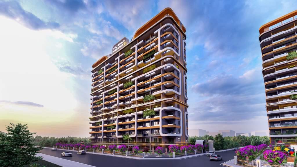 Квартиры 2+1 в новом комплексе в Мерсине, Томюк - PL1021