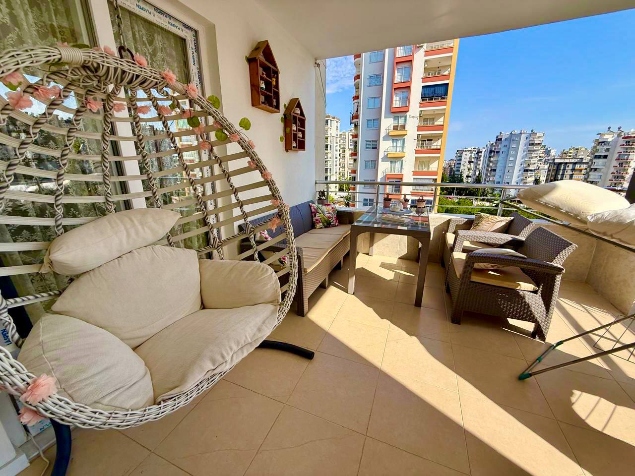 Мезитлидегі үлкен террассасы бар кең 4+1 пәтер, Мерсин - Sdft41511v