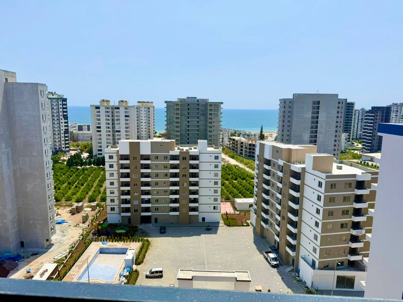 Mersin, Tege, 1 пәтерлердегі жаңа тұрғын үй кешені 1 + 1 - FT75193