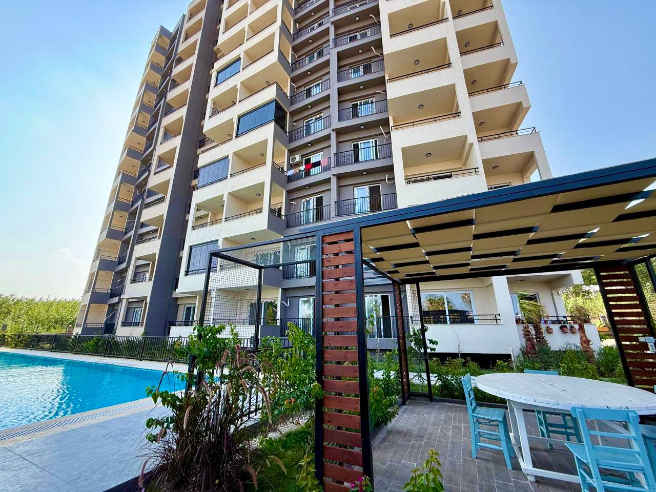 Yeni daire kompleksi 1+1, kargypinars, mersin - smse1197