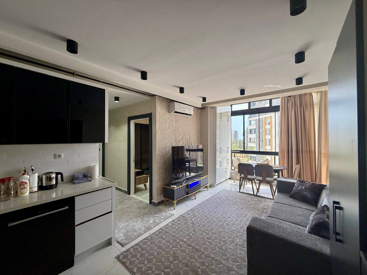 Кватэра 2 +1 з выдатным рамонтам у Тэджы, Мерсін - SD21470v