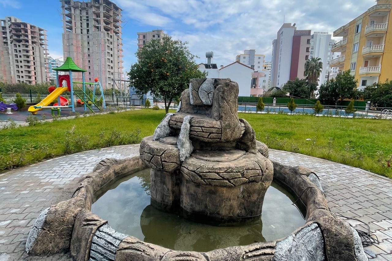 Мерсин, Арпакбахшис қаласында жиһазбен 1+1 пәтер - SASARP11