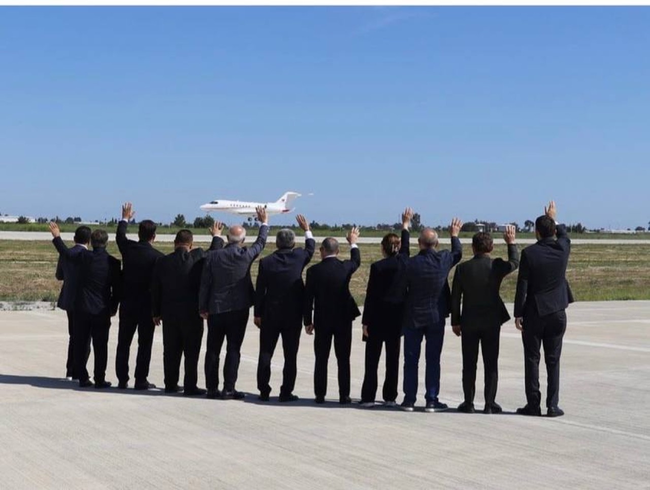 Start des Erstfluges am Flughafen Cukurova in Mersin