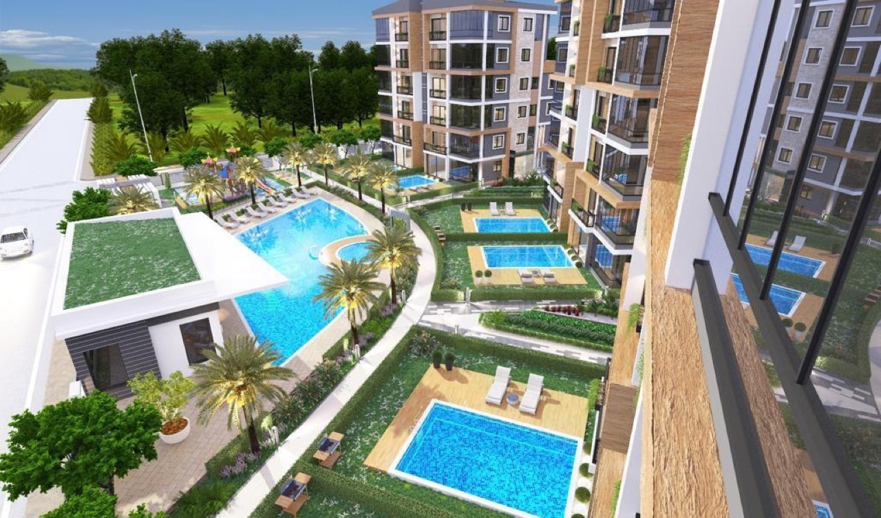 Neuer Komplex, Duplex 6+2 am Meer in Mezitli, Mersin - MMKKL62