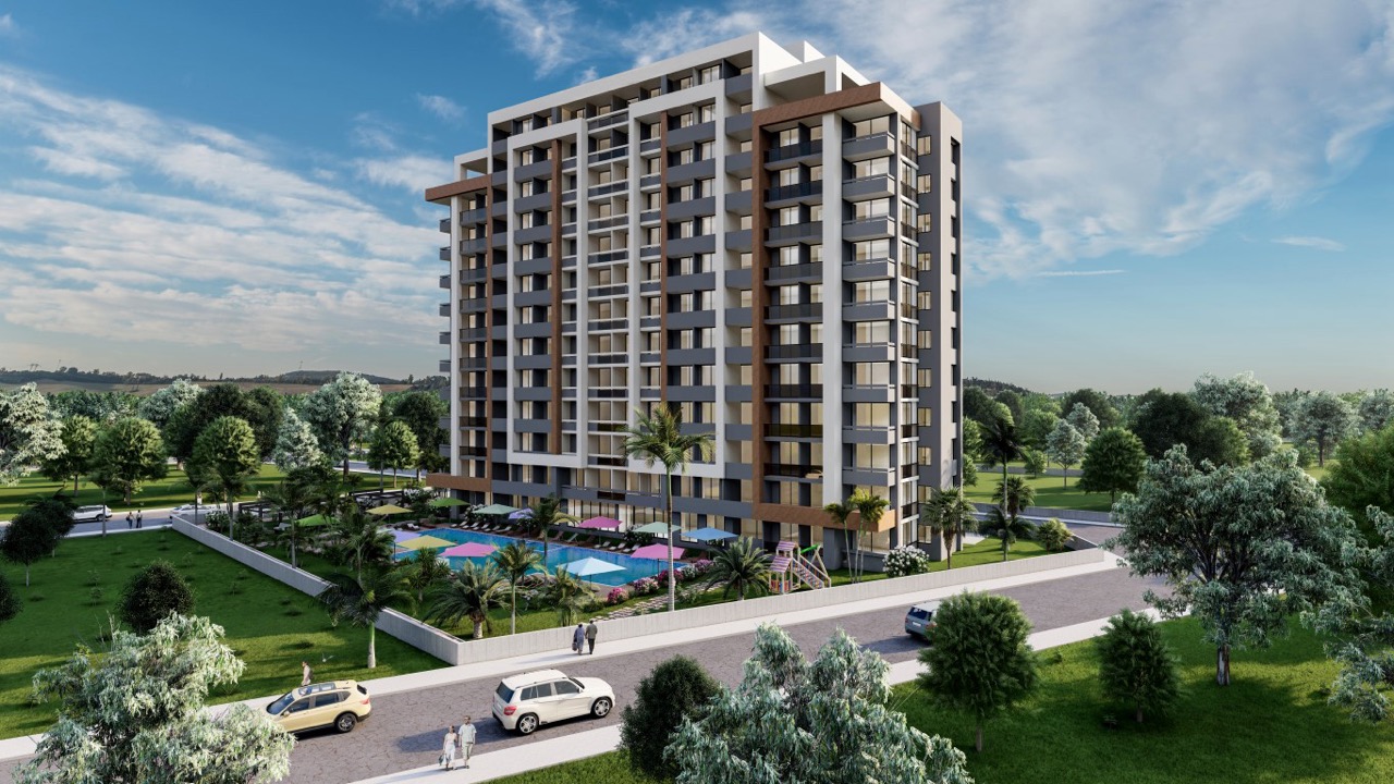 Neuer Apartmentkomplex 1+1, Arpacbakhshis, Mersin - ABGP11