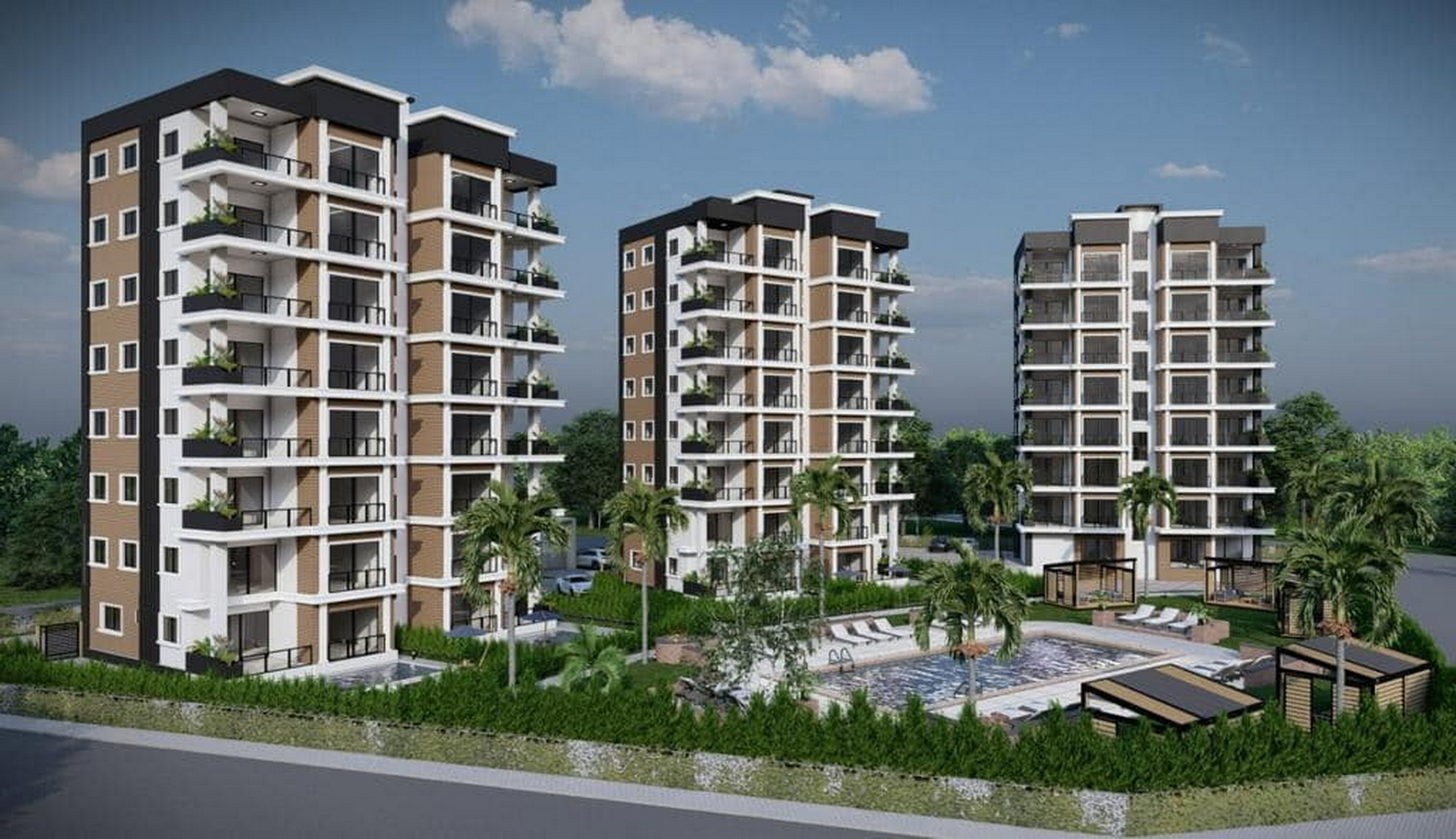 Wohnung 4+1 mit Geräten in Mezitli, Mersin - MERCEO41
