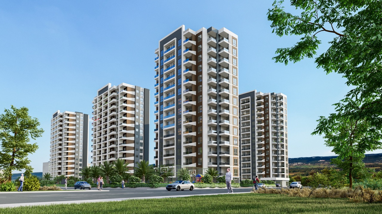 Wohnungen 1+1 in der Gegend von Soli, Mezitli - MASU11