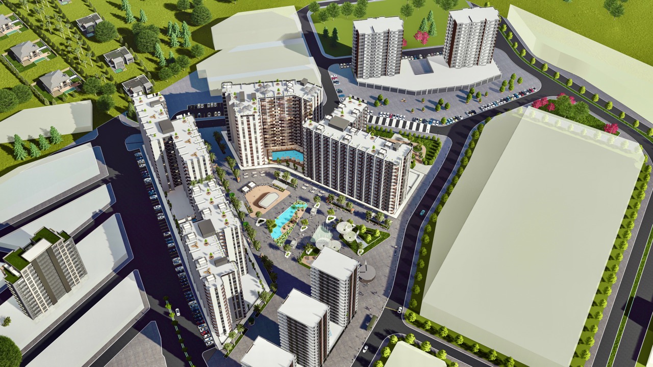 Новий інвестиційний комплекс у Тарсусі, Мерсин, квартири 2+1 - ITr002