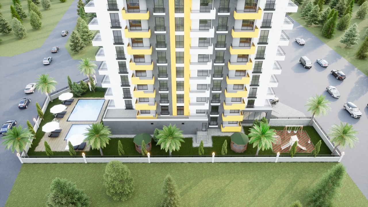 Neuer Apartmentkomplex 1+1, Arpacbakhshis, Mersin - EM2ARP11