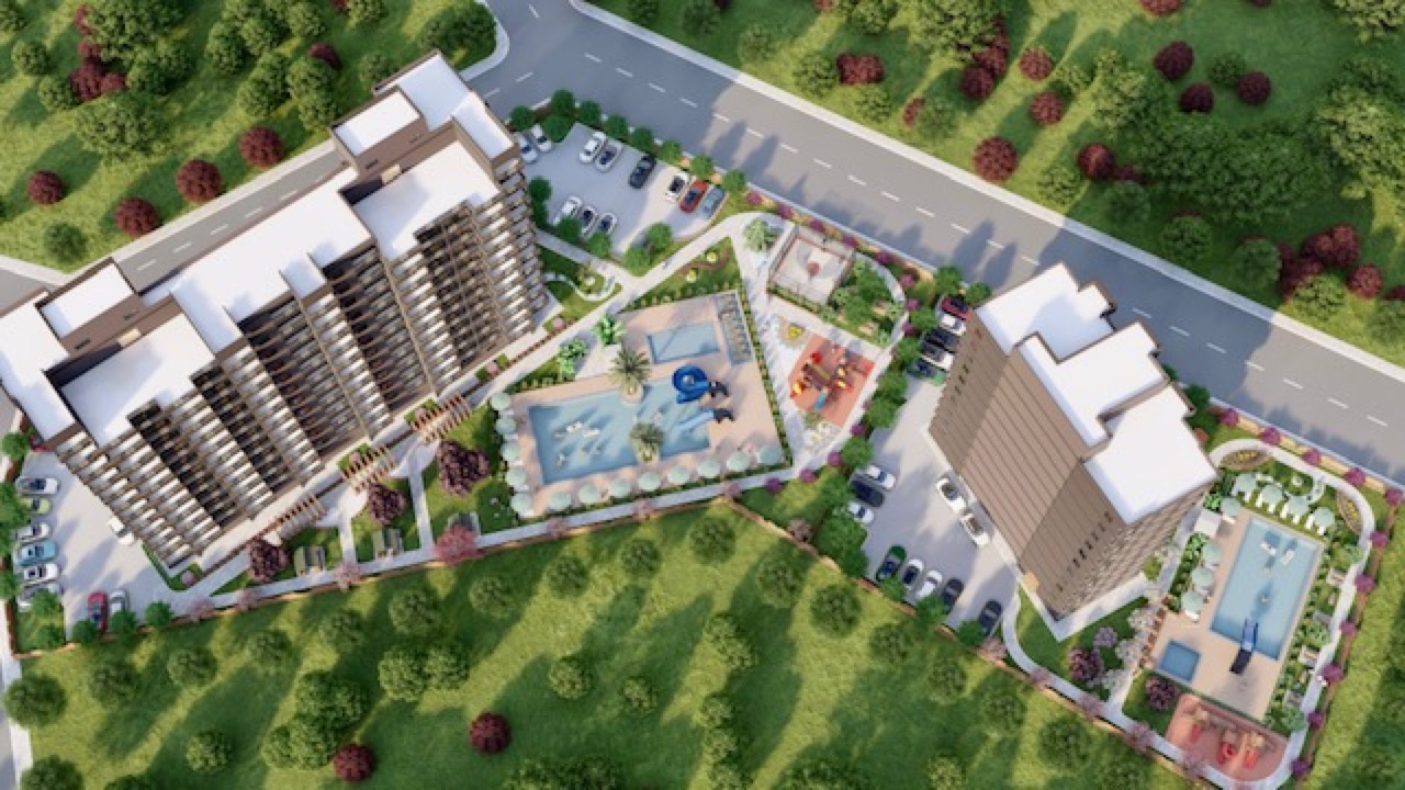 Neubau in Mersin, Cesmeli, 2+1 am Meer, in Raten - SM0022