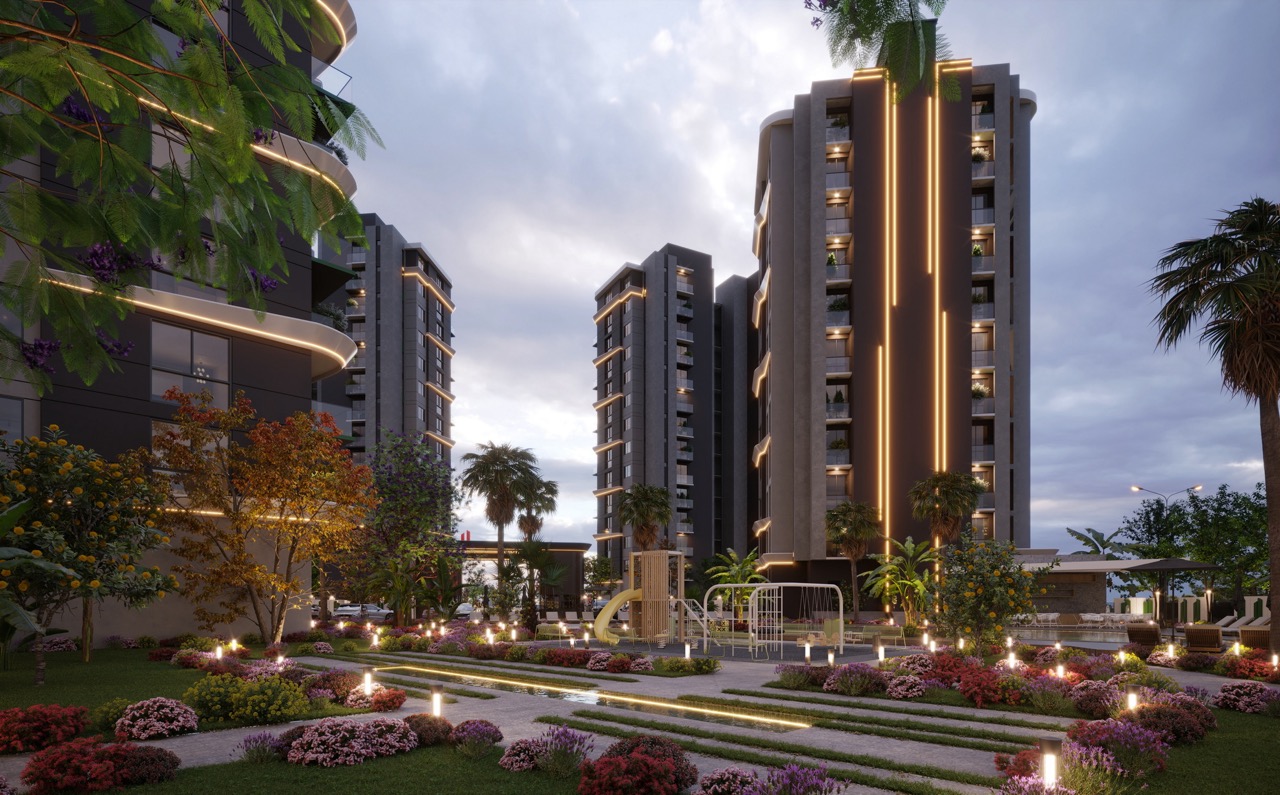 Neuer Apartmentkomplex 1+1, Tece, Mersin - GRAK11