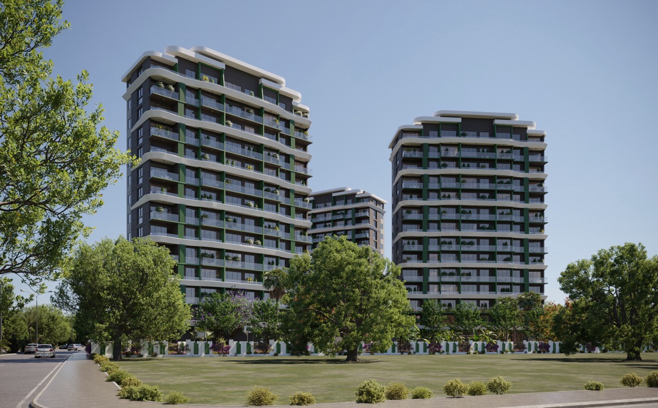 Neuer Apartmentkomplex 3+1, Tece, Mersin - GRAK31