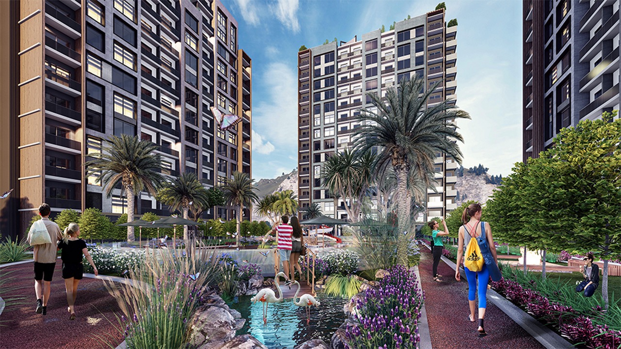 Apartmentkomplex 1+1, Tece, Mersin - ILEL11