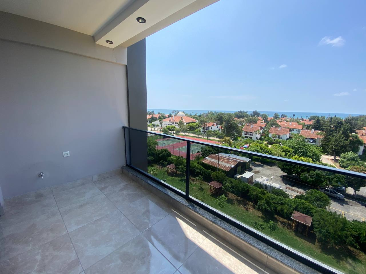 Пәтер 1+1 тұрмыстық техникасы бар және теңіз көрінісі, Мерсин, Қарғыпынар - ALAKA11