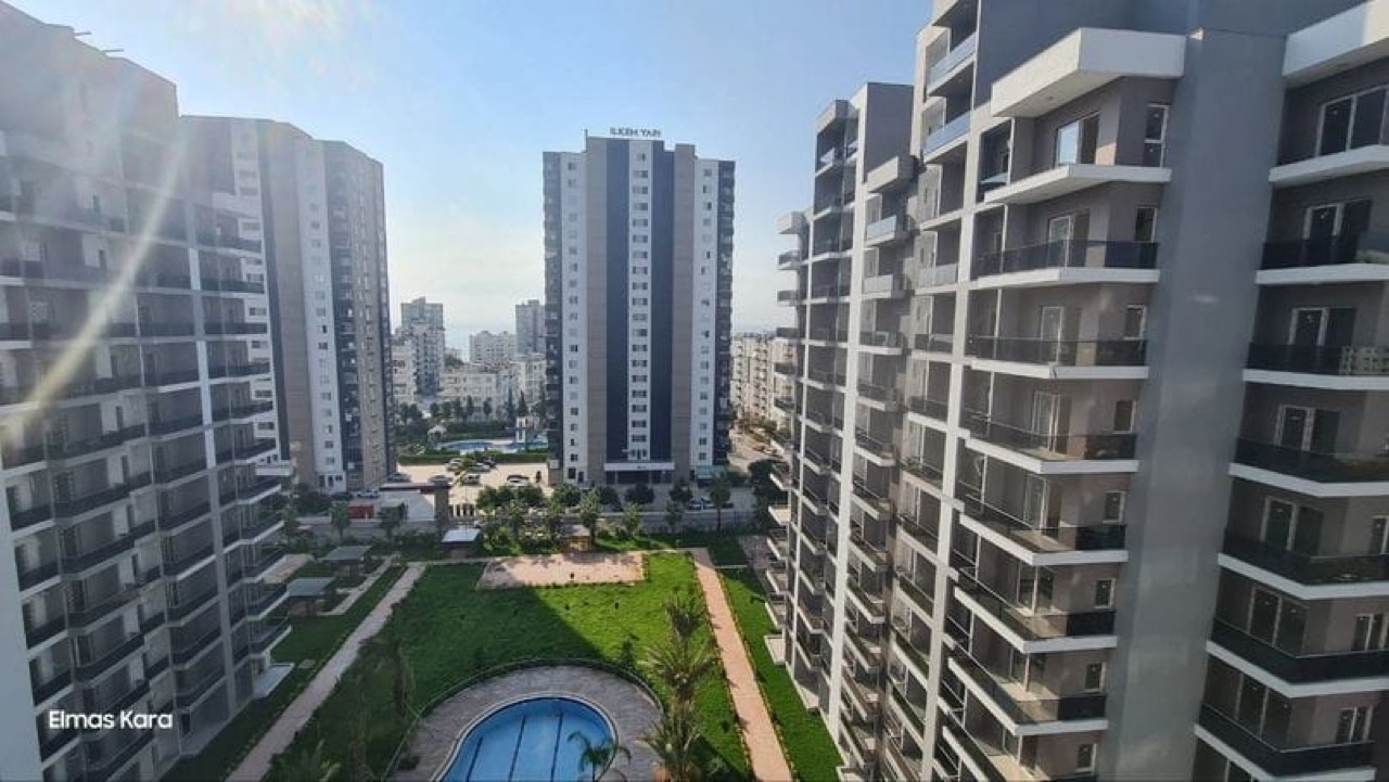 Жаңа ғимараттағы 1+1 пәтер Теже, Мерсин - NATELX11