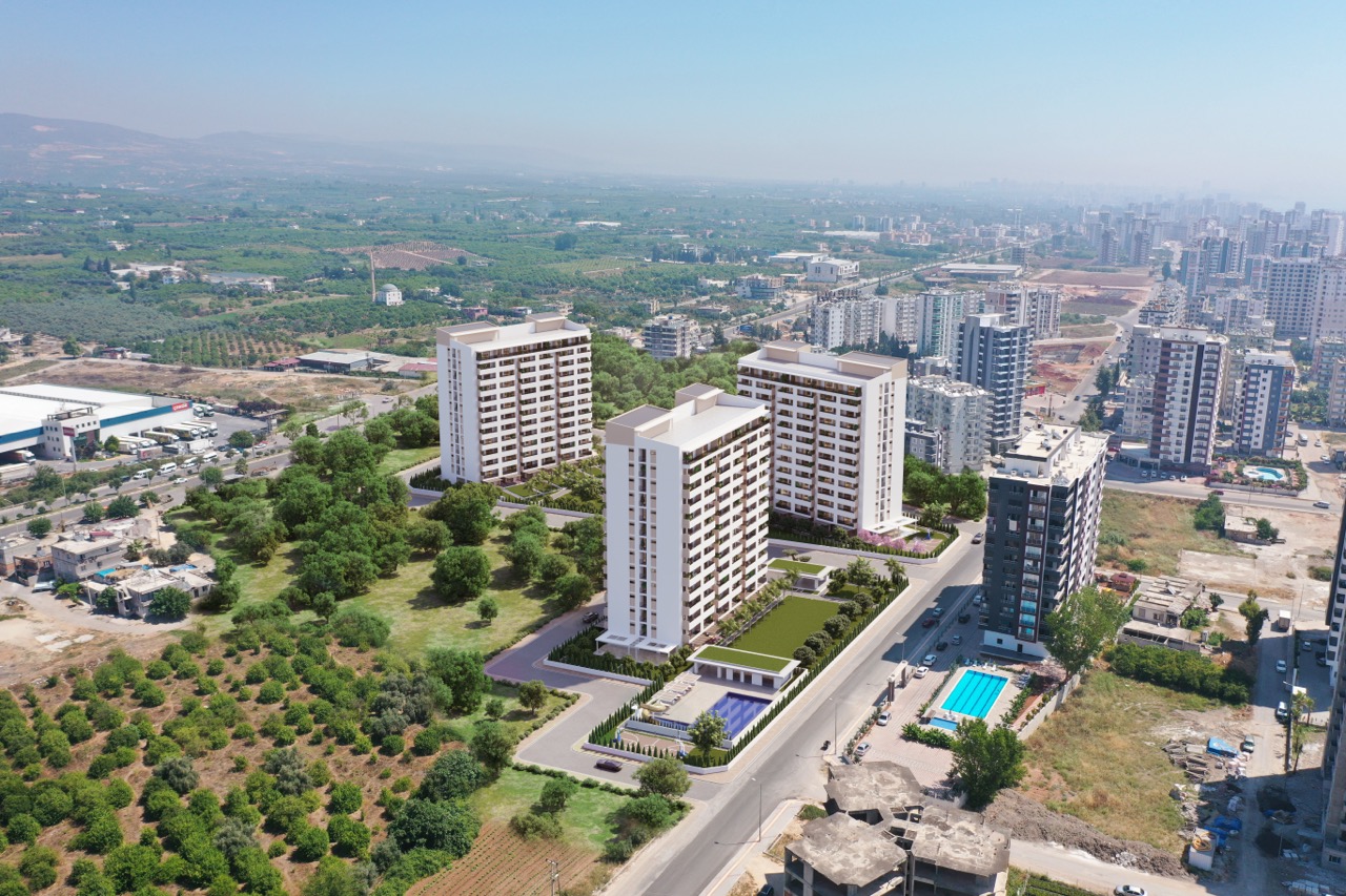 1+1 apartments in a premium complex in Teje, Mersin - NTR11